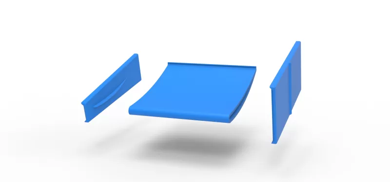 Top wing of BriSCA Formula 2 Stock Car Scale 1:25 - Model preview 15