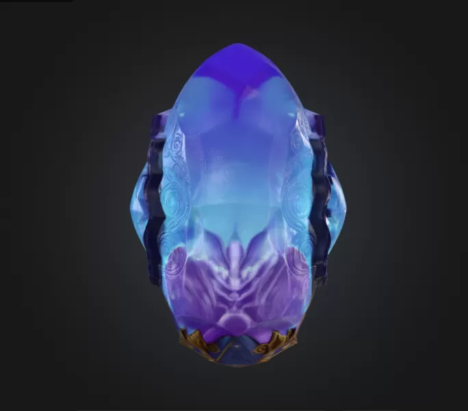 Fantasy Magic Gemstone - Model preview 2