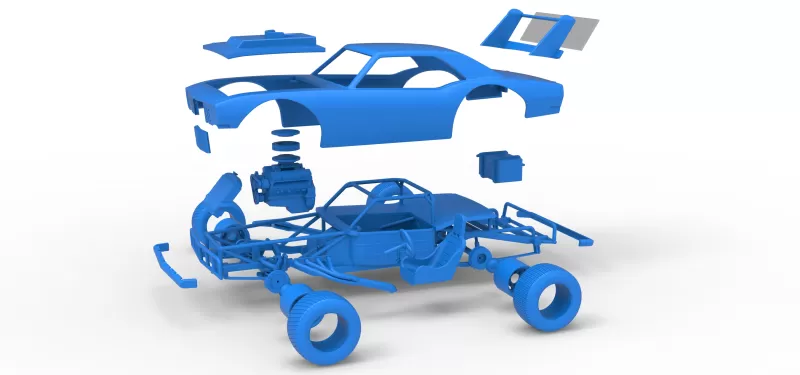 Vintage Semi-Late Model Stock Car Scale 1:25 - Model preview 28