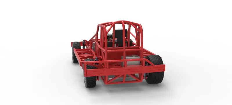 BriSCA Formula 1 Stock Car Base for Dirt Version 2 Scale 1:25 - Model preview 14
