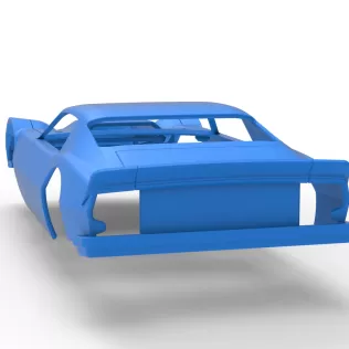 Shell of Vintage Dirt late model Race car Version 2 Scale 1:25 - Model thumbnail 11