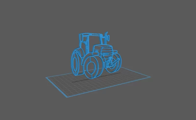 Tractor Case - IH Puma 2013 Wall Art - Model preview 2