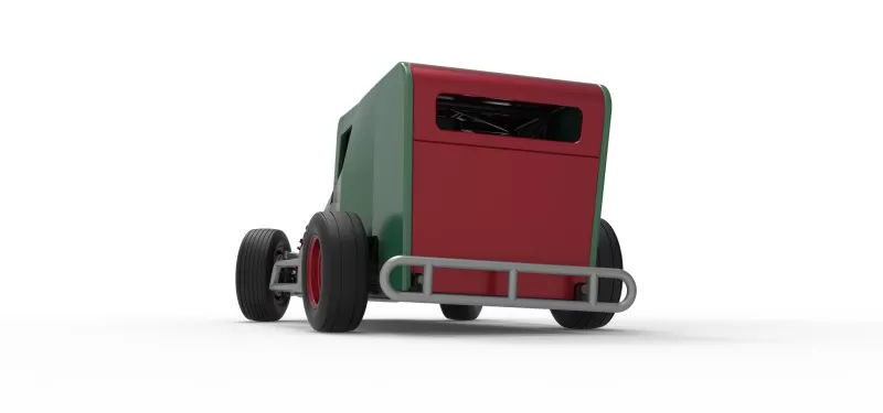 Dwarf car while turning Scale 1:25 - Model preview 15