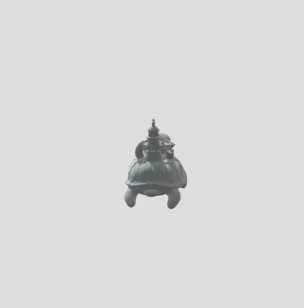 Castle on a Turtle - Model preview 3