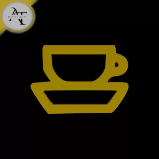 Simple Coffee Cup Symbol - 2D Art