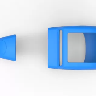 Shell of Vintage dragster Scale 1:25 - Model thumbnail 8