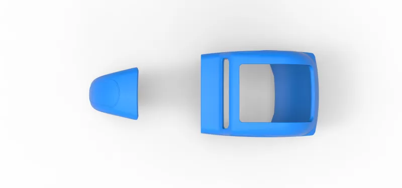 Shell of Vintage dragster Scale 1:25 - Model preview 8