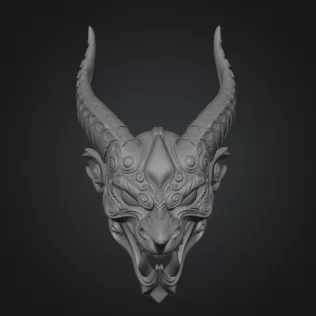 Demon mask