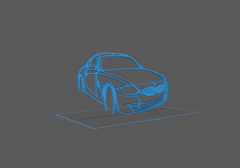 BMW - Z4 E86 Wall Art - Model preview 2