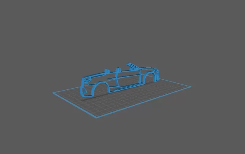 BMW - G23 Wall Art - Model preview 2