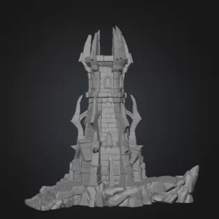 Shadowspire Arcane Tower STL File for 3D Print - Model thumbnail 11