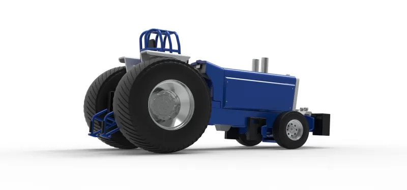 Pro Stock Pulling Tractor Version 5 Scale 1:25 - Model preview 18