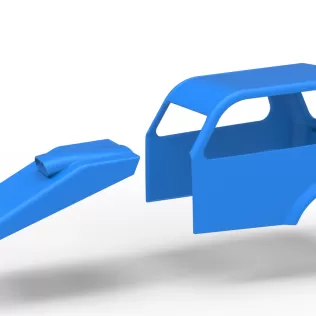 Shell of New Zealand Ministock car Version 2 Scale 1:25 - Model thumbnail 12
