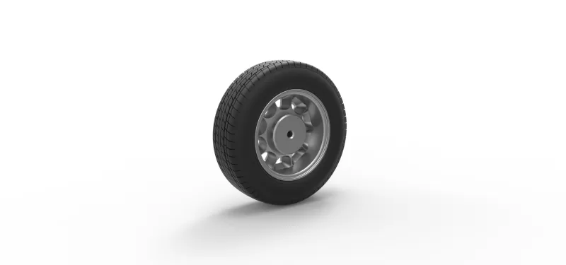 Wheel of New Zealand Ministock car Scale 1:25 - Model preview 9