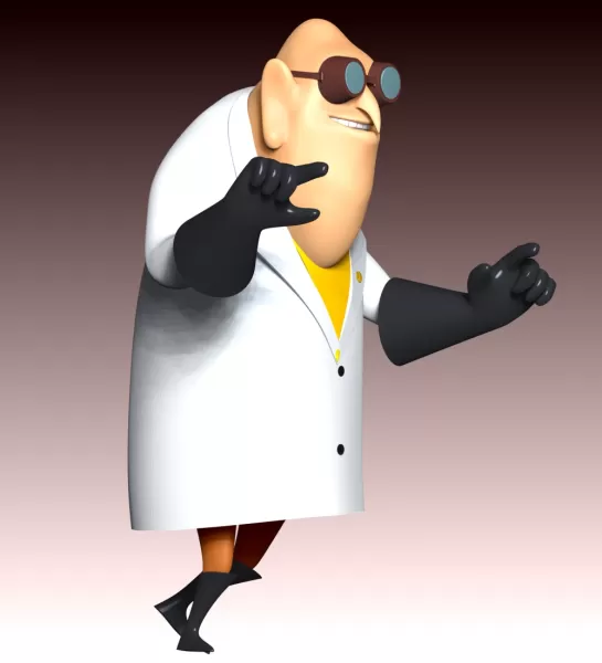 Dr. Nefario - Despicable Me - Model preview 7