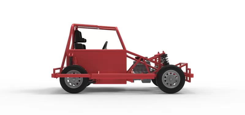 New Zealand Ministock car Base Version 3 Scale 1:25 - Model preview 19