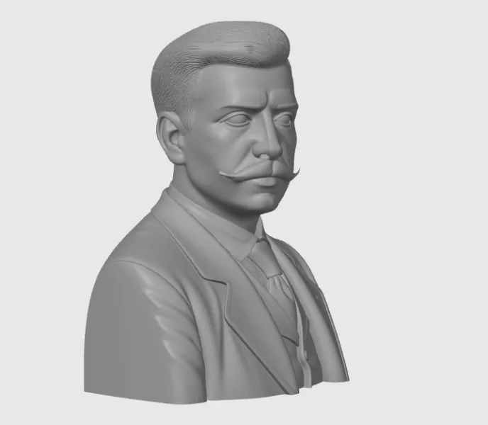 Gotse Delchev 3D STL (Гоце Делчев) - Model preview 3