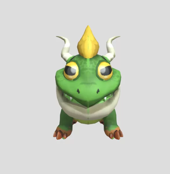 Frog Boss Dragon Land - Model preview 1