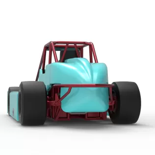 Experimental Pavement Silver Crown Car Version 3 Scale 1:25 - Model thumbnail 15