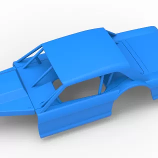 Shell of Vintage Asphalt Modified stock car V11 Scale 1:25 - Model thumbnail 2