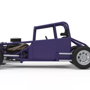 Canadian vintage modified stock car Base Scale 1:25 - Model thumbnail 9