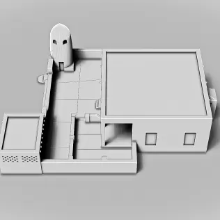 Al Za'abi Mosque #RoZ - Model thumbnail 2