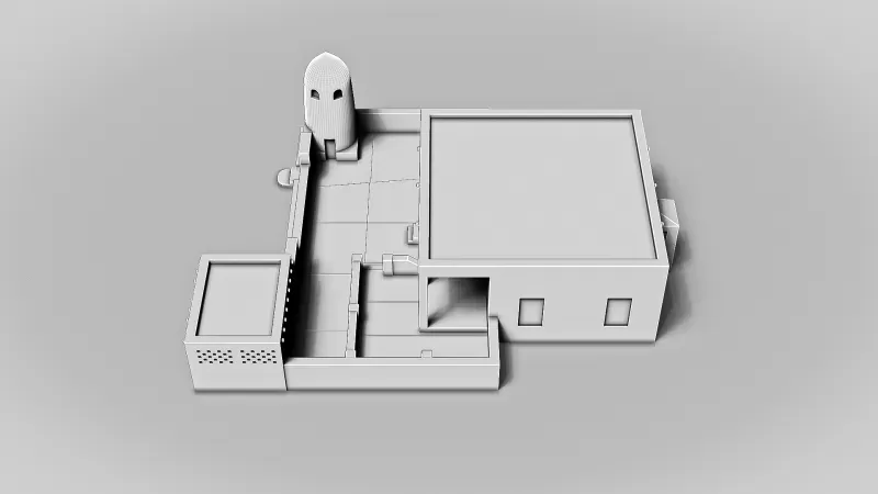 Al Za'abi Mosque #RoZ - Model preview 2