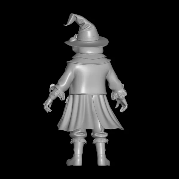 Halloween scarecrow STL File, 3D Printing Model - Model preview 3