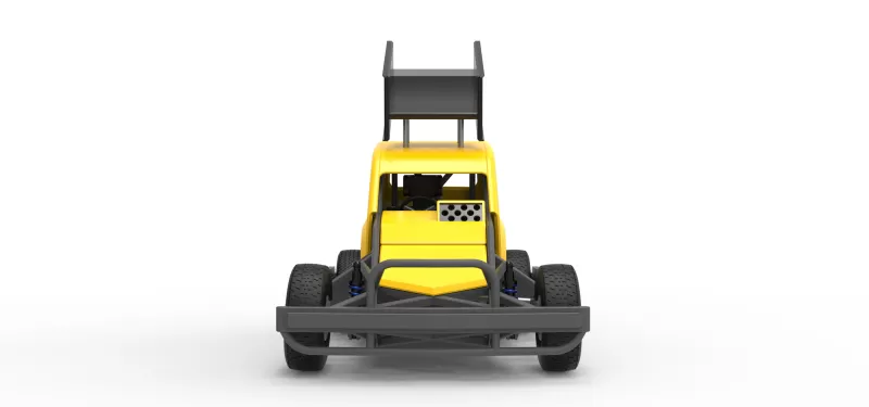 New Zealand Superstock car Version 5 Scale 1:25 - Model preview 7