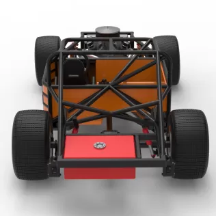 Vintage Dirt late model Race car Base Version 3 Scale 1:25 - Model thumbnail 16