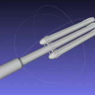 Basic Space X Falcon Heavy Model - Model thumbnail 2
