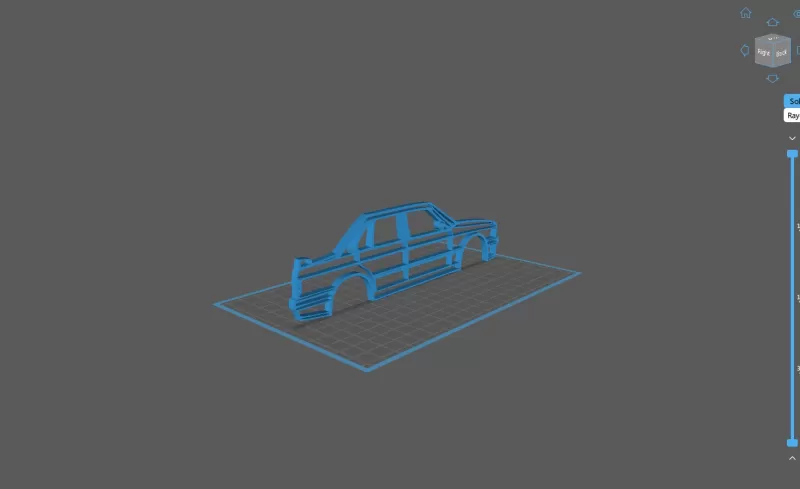 BMW - E30 M Tech II Wall Art - Model preview 2