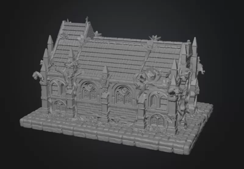 Blossom Cathedral STL File for 3D Print - Model preview 13