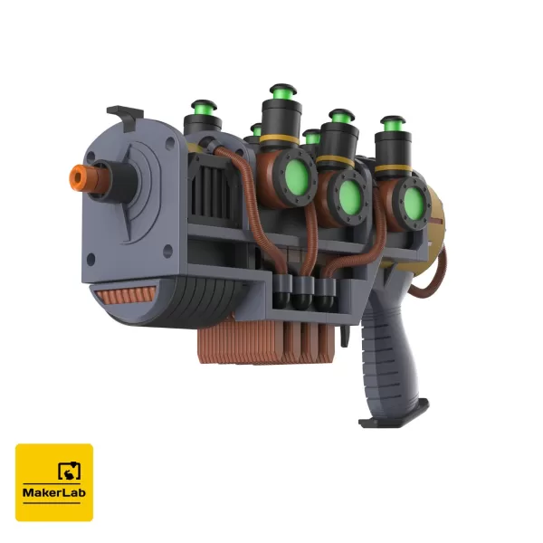 Plasma Blaster - Fallout 4 - Printable 3d model - STL files - Model preview 7