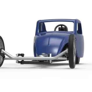 Front engine old school dragster with shell V13 Scale 1:25 - Model thumbnail 6