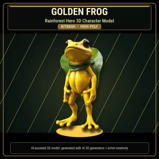 Beast Warriors Pack – Fantasy Creature 3D Models Kitbash - Model thumbnail 20