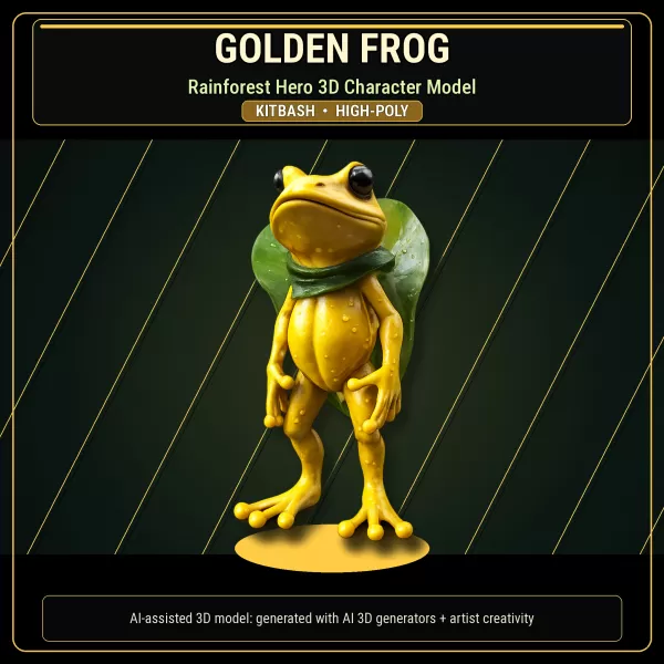 Beast Warriors Pack – Fantasy Creature 3D Models Kitbash - Model preview 20