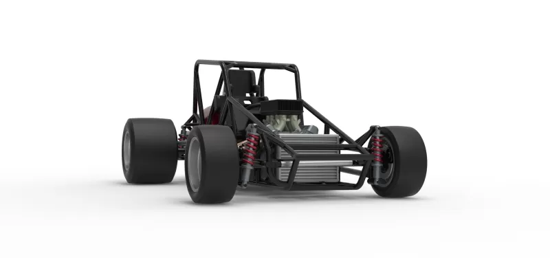 Pavement Silver Crown Car Base Version 3 Scale 1:25 - Model preview 27