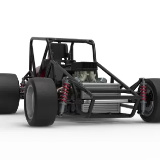 Pavement Silver Crown Car Base Version 3 Scale 1:25 - Model thumbnail 27