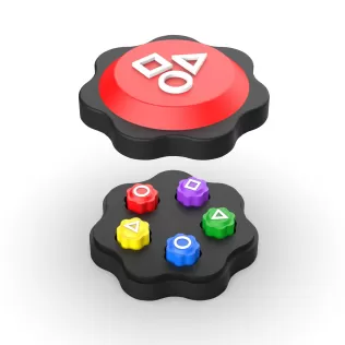 3D Squid Game Style Gonggi Set, Gonggi Game Set, Korean Jacks