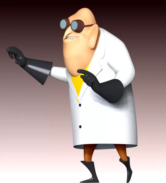 Dr. Nefario - Despicable Me - Model preview 4