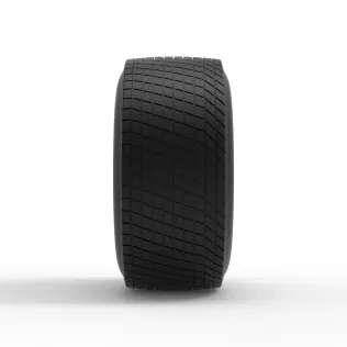 Rear wheel of Vintage Champ car Scale 1:25 - Model thumbnail 4