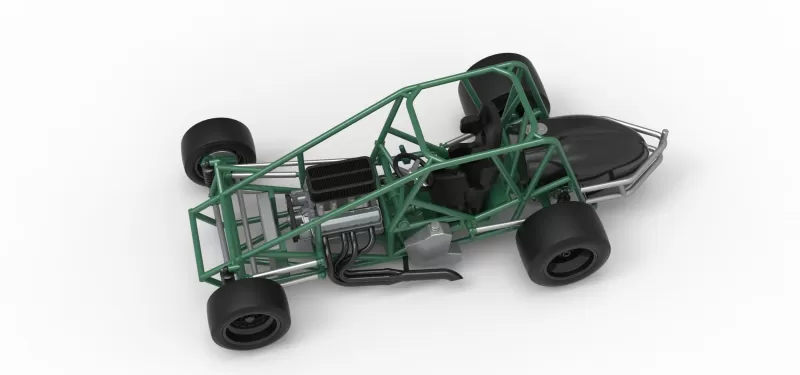 Pavement Silver Crown Car Base Scale 1:25 - Model preview 4