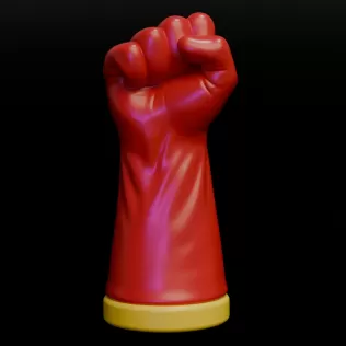 Saitama Fist - One Punch Man - Model thumbnail 12