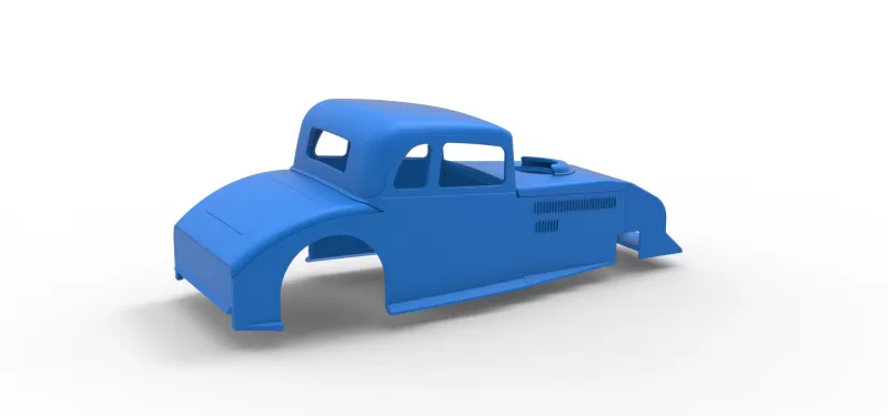 Shell of Canadian vintage modified stock car Scale 1:25 - Model preview 12