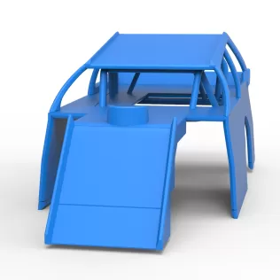 Shell of Mod Lite Race car Version 2 Scale 1:25 - Model thumbnail 4