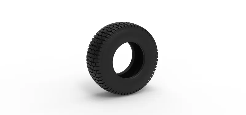 Offroad tire 140 Scale 1:25 - Model preview 1