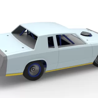 IMCA Stock car while turning Version 2 Scale 1:25 - Model thumbnail 20