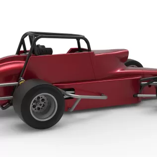 Pavement Silver Crown Car Version 2 Scale 1:25 - Model thumbnail 20