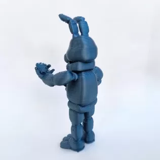 Bonnie – Guitar Pose (FNAF Fan Art STL) - Model thumbnail 5